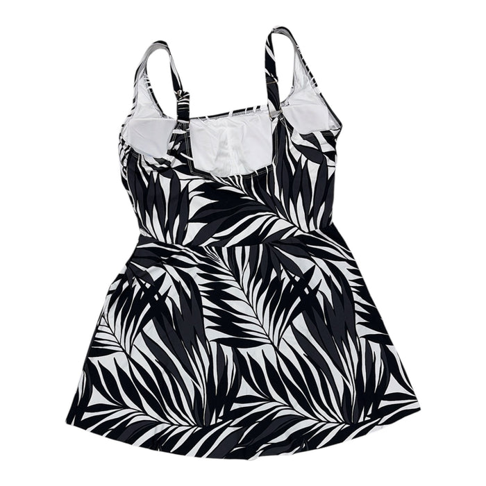 Anne Cole Women's UPF 50 4-Way Stretch Wrap Tie Swim Dress