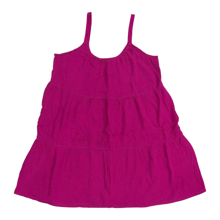 Anne Cole Women's Breathable 100% Cotton Gauze Ruffle Dress Cover Up