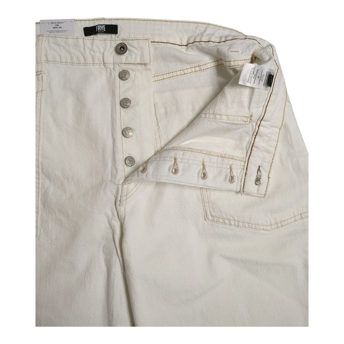 Frye Women's Vintage Inspired 5-Pocket Button Fly Barrel Jean