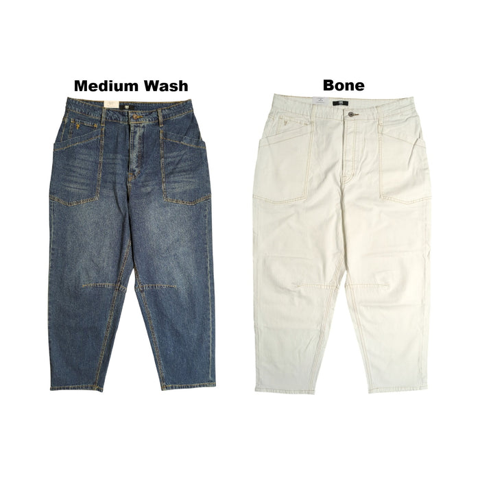 Frye Women's Vintage Inspired 5-Pocket Button Fly Barrel Jean