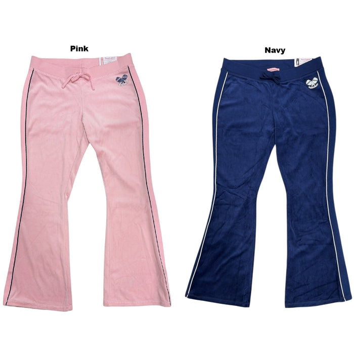 Juicy Couture Women's Low Rise Cotton Velour Pickleball Pant