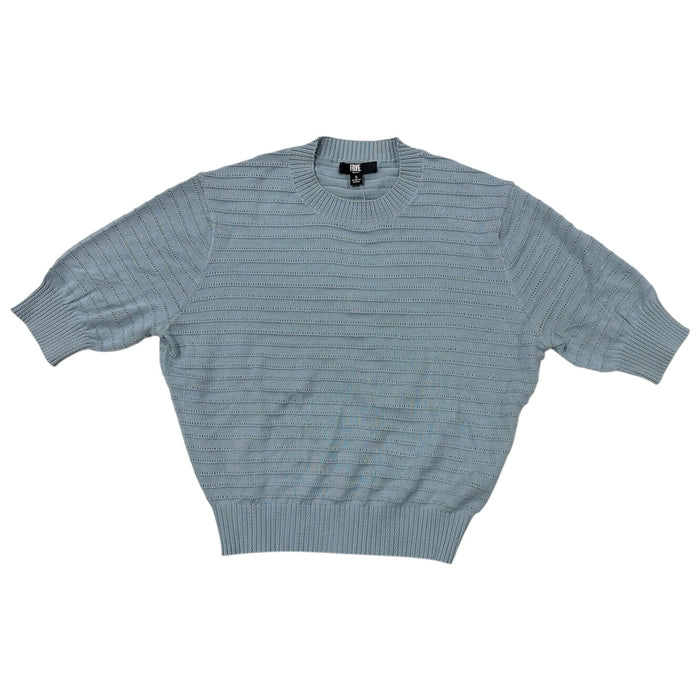 Frye Women's Loose Fit Lightweight 100% Cotton Short Sleeve Sweater