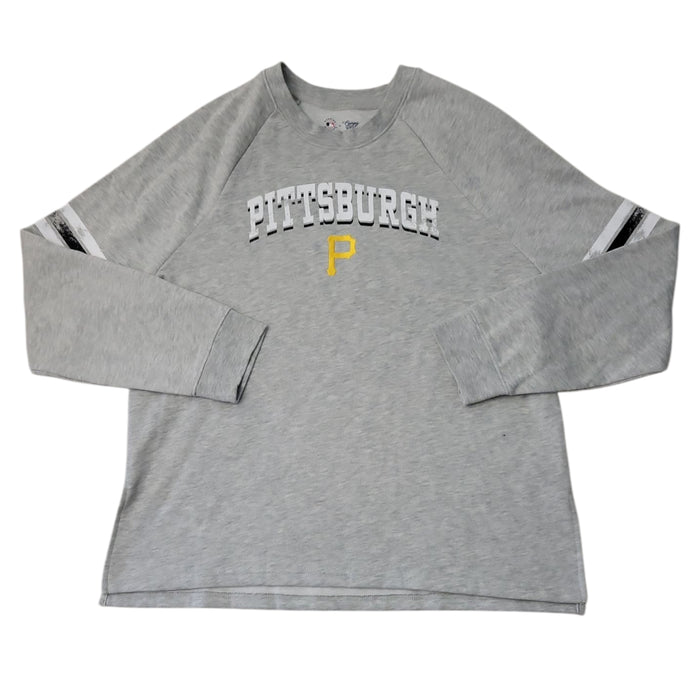 MLB Women's Embroidered Team Logo Long Sleeve Pullover