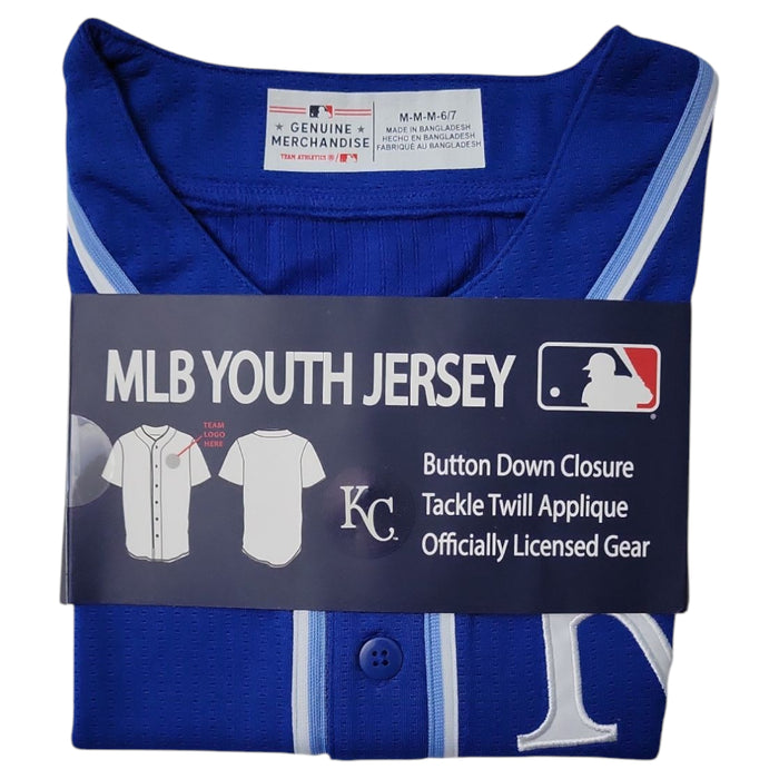MLB Officially Licensed Youth Logo Button Down Jersey