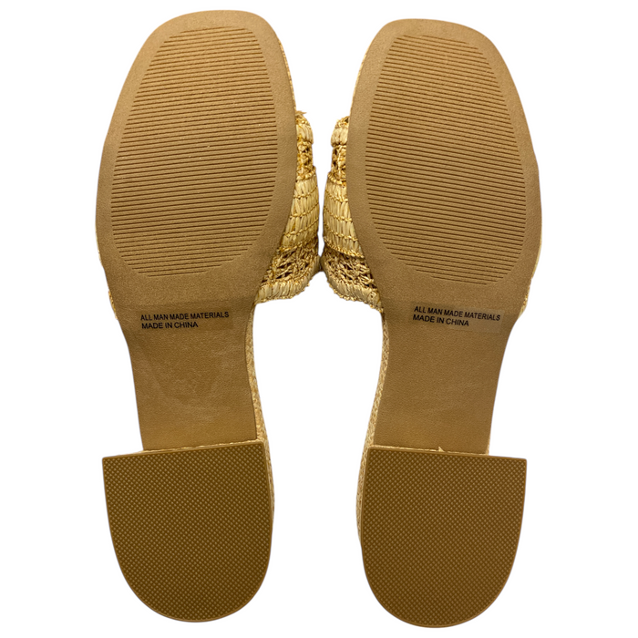 DV by Dolce Vita Women's Raffia Slip-On Sandal