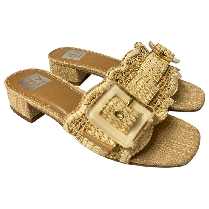 DV by Dolce Vita Women's Raffia Slip-On Sandal