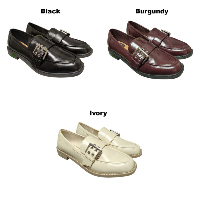 DV by Dolce Vita Women's Glossy Slip-On Fayte Loafer