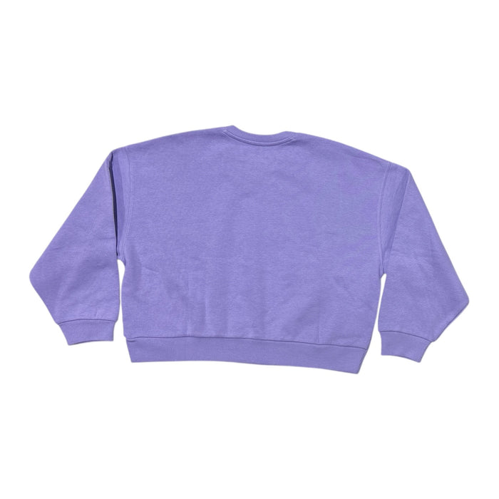 Under Armour Girls Soft Rival Fleece Oversized Pullover Crew Sweatshirt