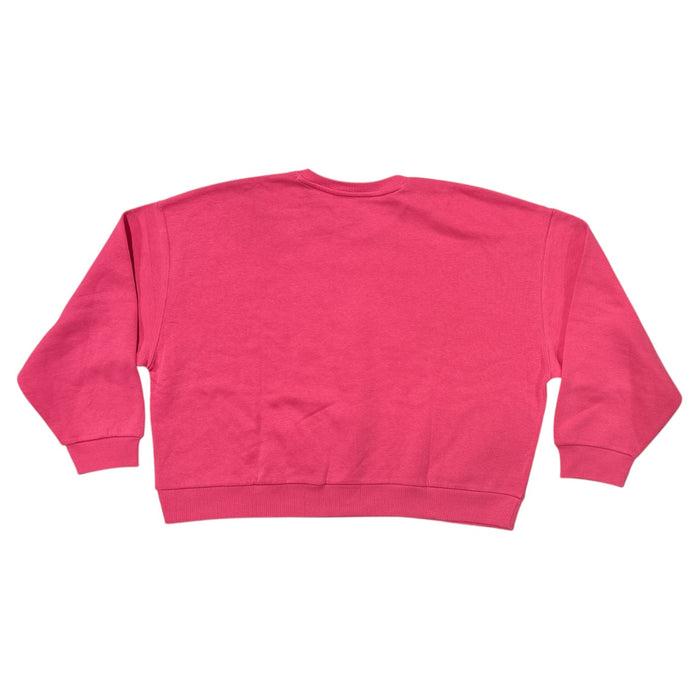 Under Armour Girls Soft Rival Fleece Oversized Pullover Crew Sweatshirt