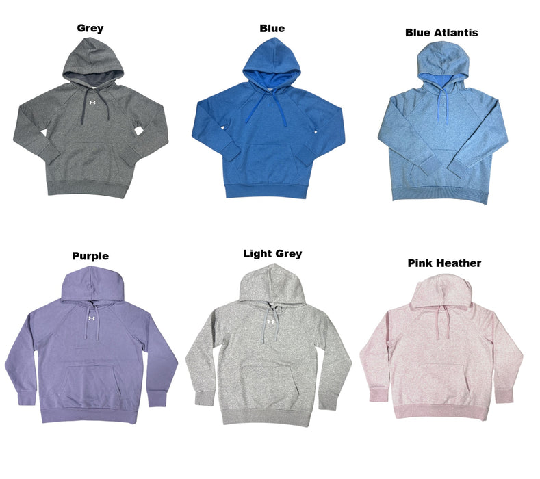 Under Armour Women's UA Rival Brushed Fleece Pullover Hoodie