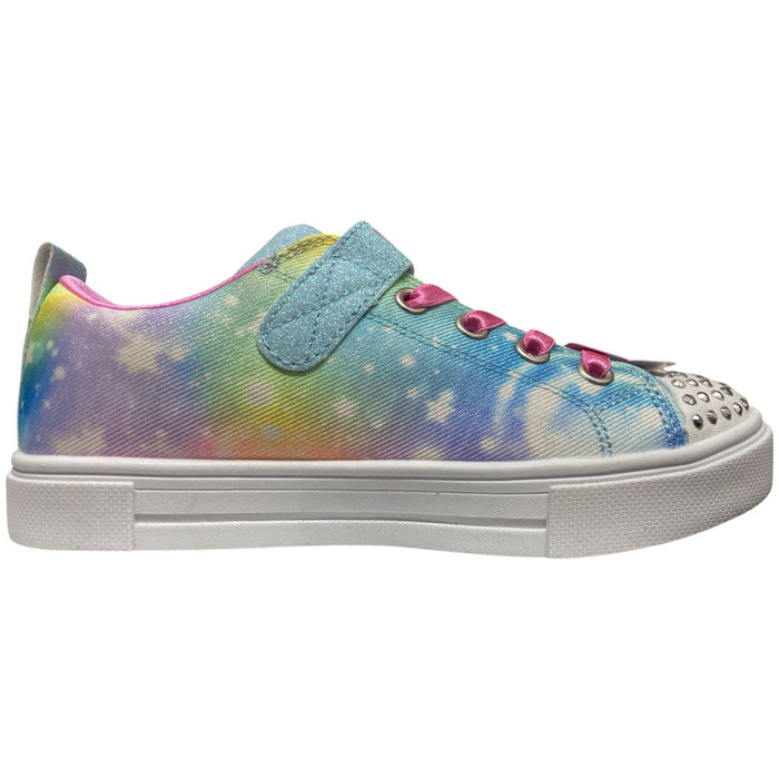Skechers Girls Twinkle Toes Light-Up Hook & Loop Strap Sneaker