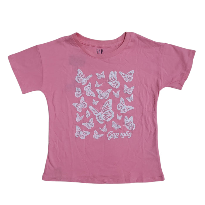 Gap Kids Girls Colorful Lightweight Short Sleeve Graphic Print Tee