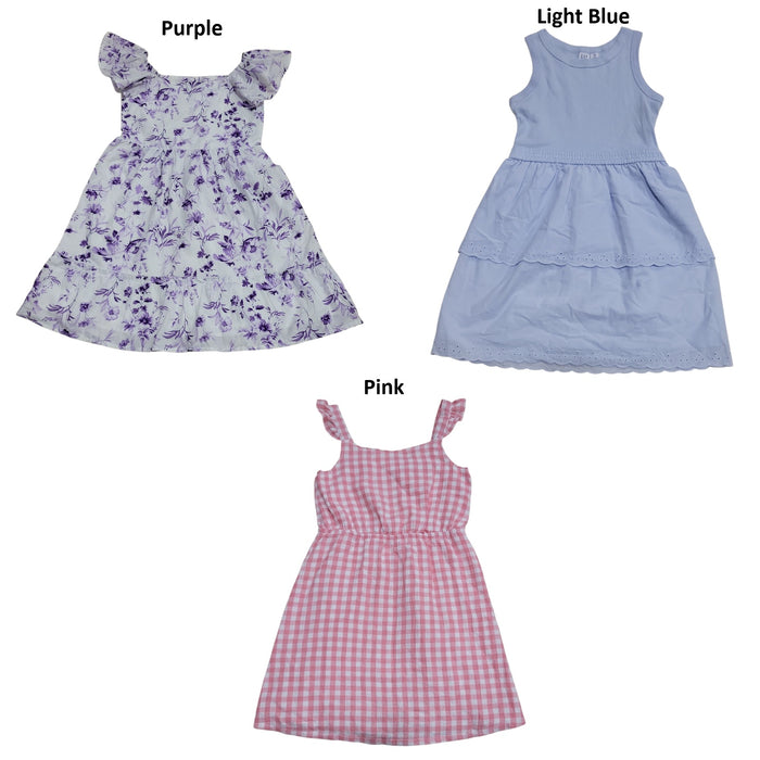 Gap Kids Girl's Colorful Soft Relaxed Fit Lightweight Cotton Sundress