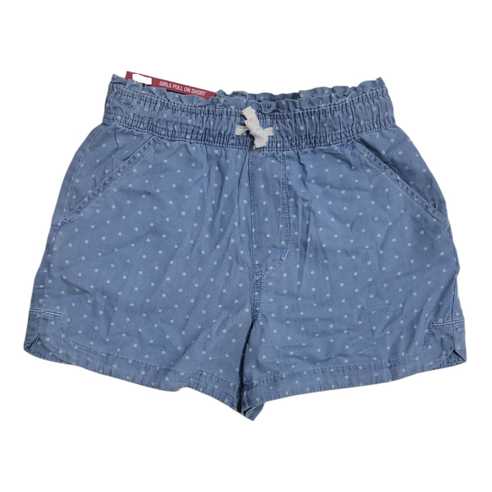 Gap Kids Girl's Pull-On Cotton Short, Drawstring Paper Bag Waist, Dolphin Hem