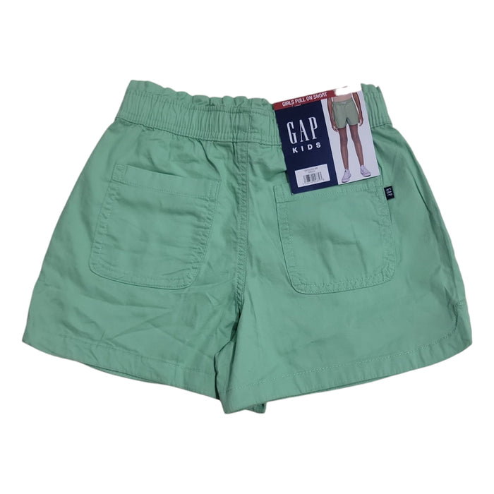 Gap Kids Girl's Pull-On Cotton Short, Drawstring Paper Bag Waist, Dolphin Hem