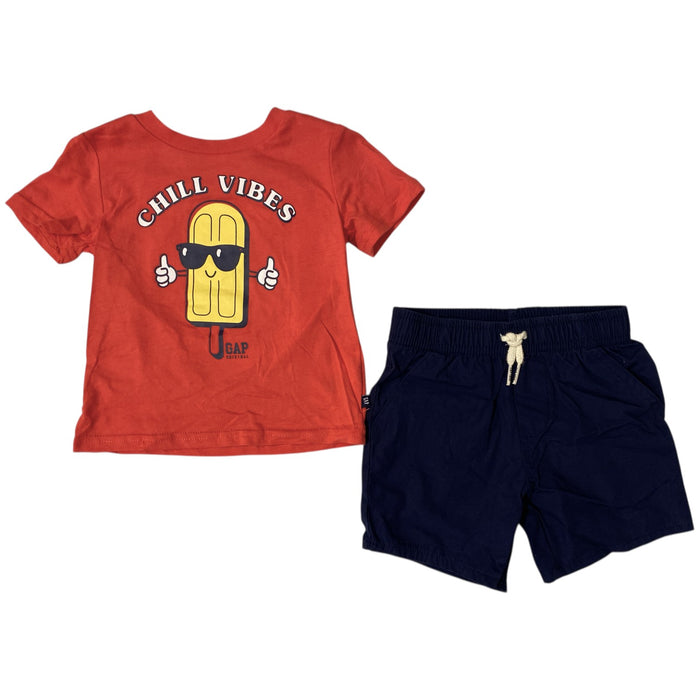 Gap Kids Toddler Boys 2-Piece Short & Graphic T-Shirt Set