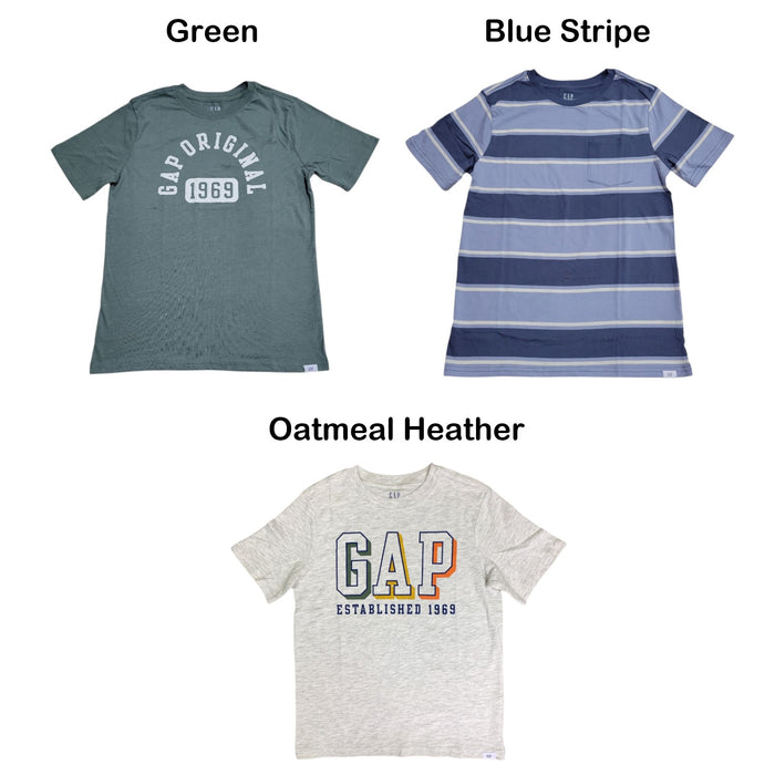 Gap Kids Boys Soft Comfortable Easy Care Short Sleeve Tee Shirt