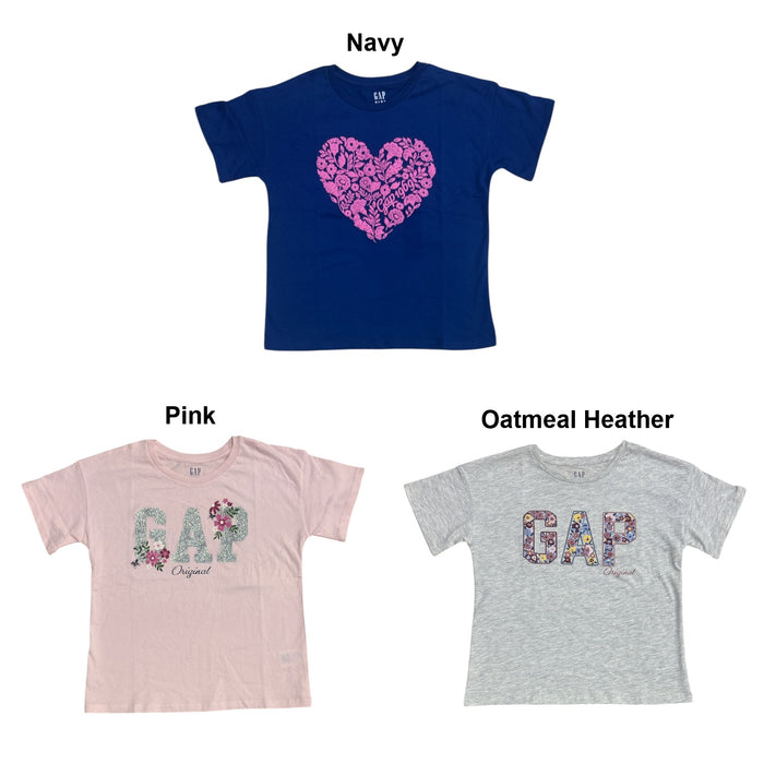 GAP Kids Girl's Crewneck Comfortable Short Sleeve Tee