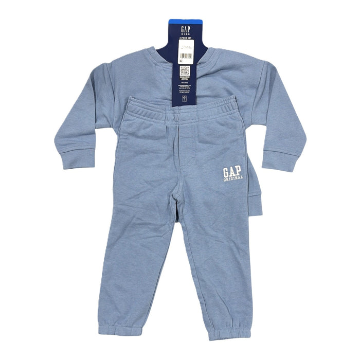 GAP Toddler Boys 2-Piece Logo Fleece Sweatshirt & Jogger Pant Set