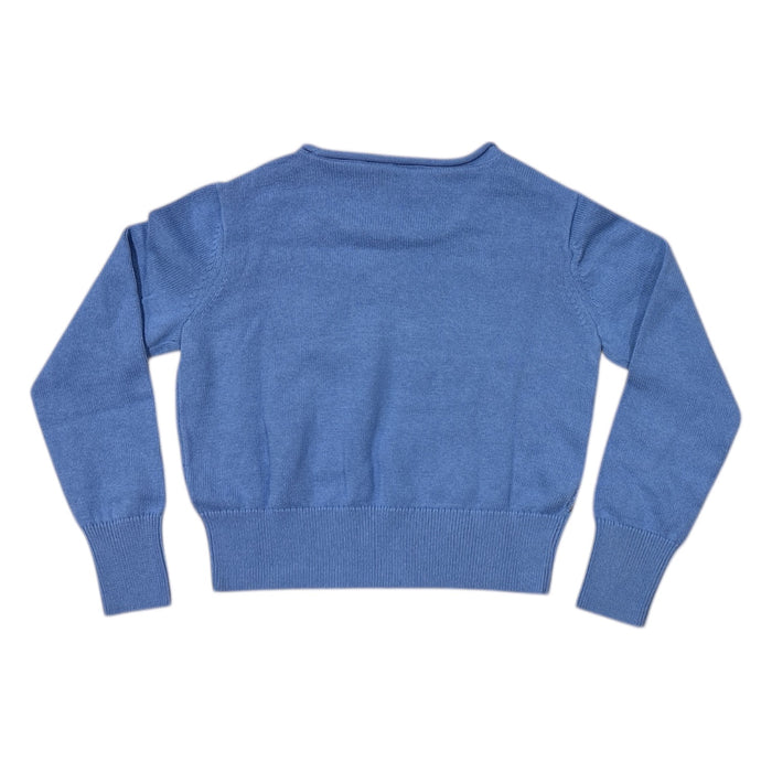 Gap Girl's Relaxed Fit 100% Cotton Long Sleeve Spring Sweater