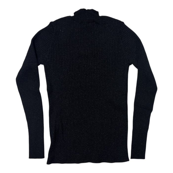 Draper James Women's Lightweight Shimmer Regular Fit Mock Neck Sweater