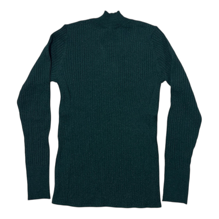 Draper James Women's Lightweight Shimmer Regular Fit Mock Neck Sweater