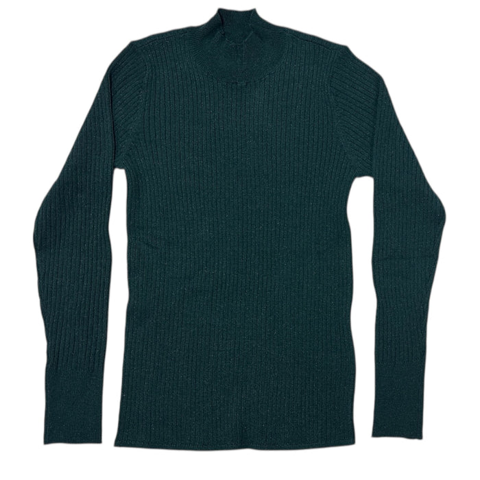 Draper James Women's Lightweight Shimmer Regular Fit Mock Neck Sweater