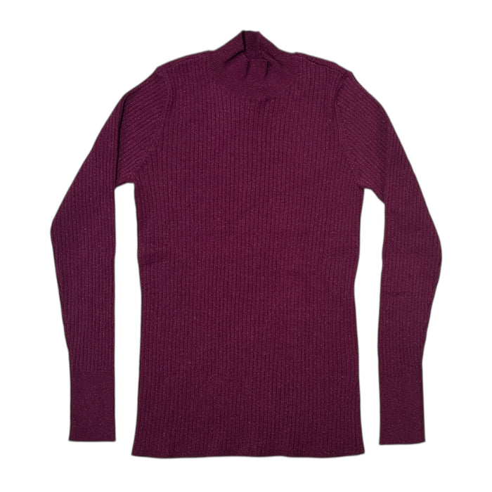 Draper James Women's Lightweight Shimmer Regular Fit Mock Neck Sweater