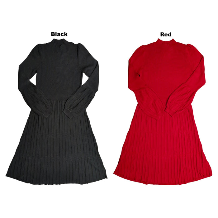 Draper James Women's Long Sleeve Mock Neck Midi Sweater Dress