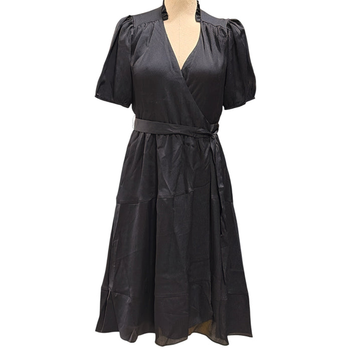 Draper James Women's Lightweight Short Sleeve Wrap Midi Dress