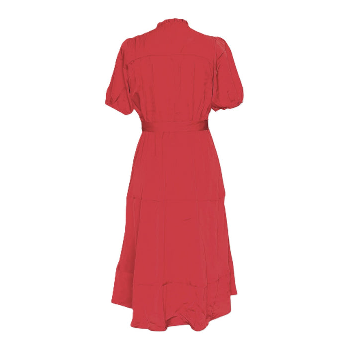 Draper James Women's Lightweight Short Sleeve Wrap Midi Dress