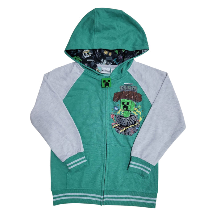 Character Boys Lightweight Full Zip Hooded French Terry Jacket