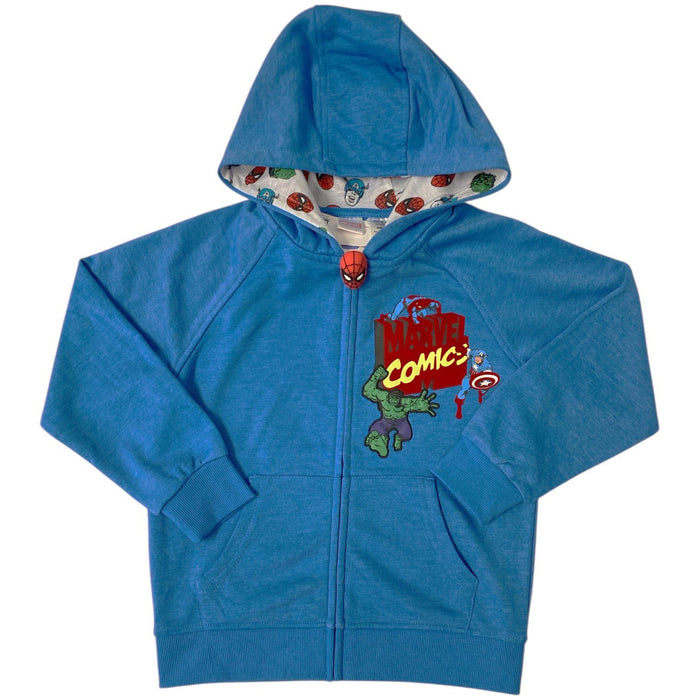 Character Boys Lightweight Full Zip Hooded French Terry Jacket