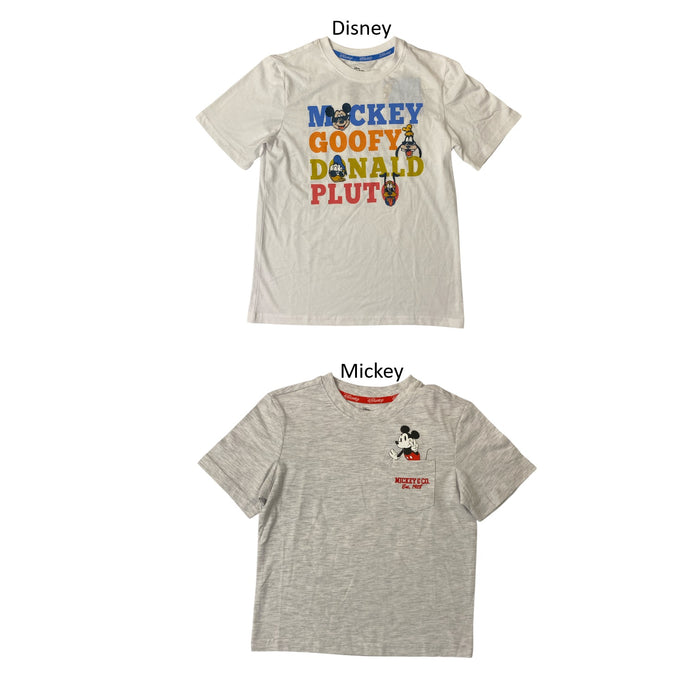 Disney Kids Regular Fit Crewneck Soft Lightweight Short Sleeve T-Shirt