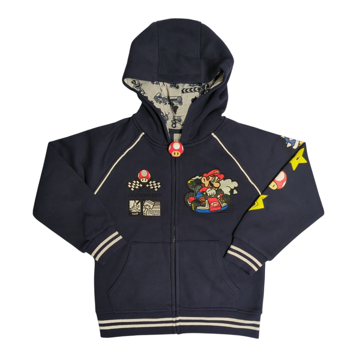 Licensed Character Boy's Full Zip Fleece Jacket with Character Zip Slider