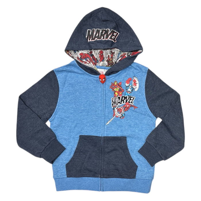Licensed Character Boy's Full Zip Fleece Jacket with Character Zip Slider