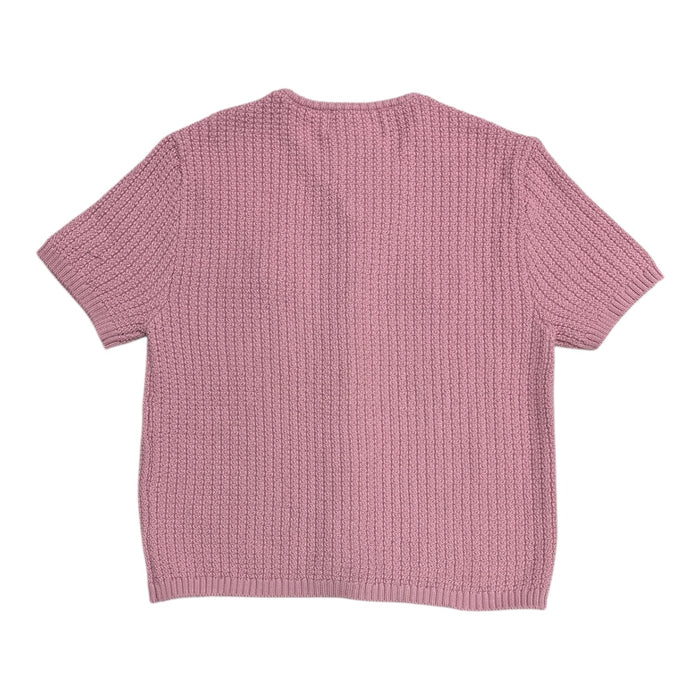 French Connection Women's Short Sleeve Textured Knitted Cardigan Sweater