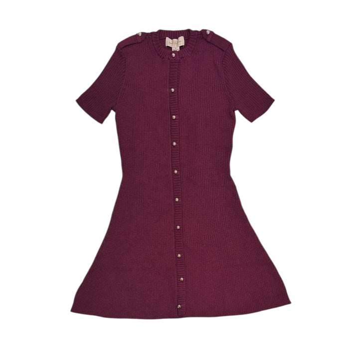 French Connection Women's Short Sleeve Mini Scoop Neck Sweater Dress