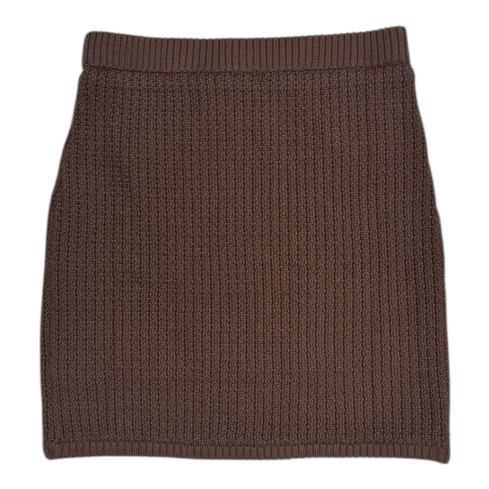 French Connection Women's Knit Textured Mini Sweater Skirt