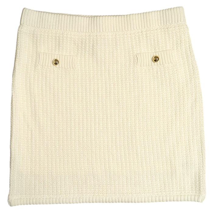 French Connection Women's Knit Textured Mini Sweater Skirt