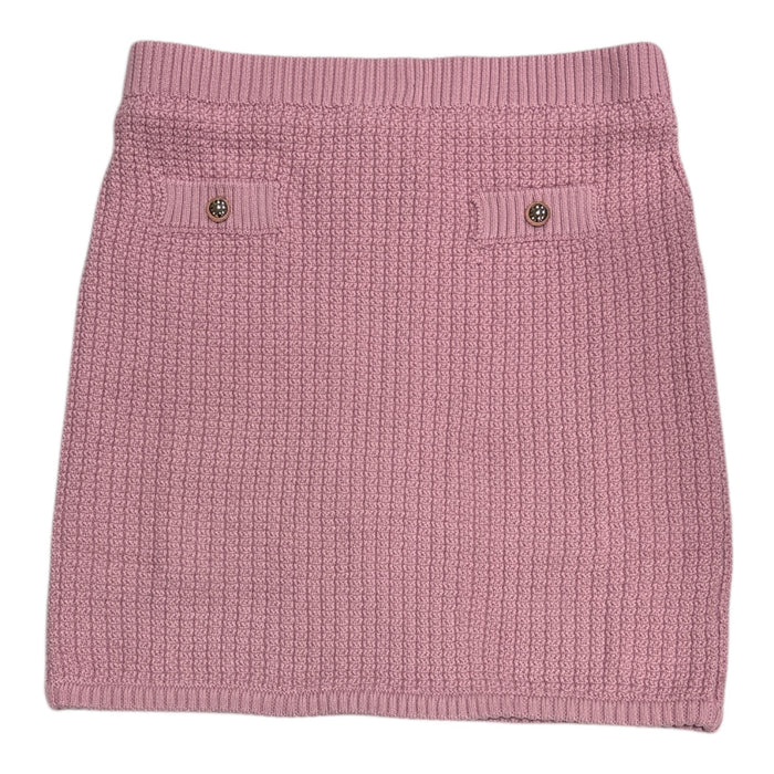 French Connection Women's Knit Textured Mini Sweater Skirt
