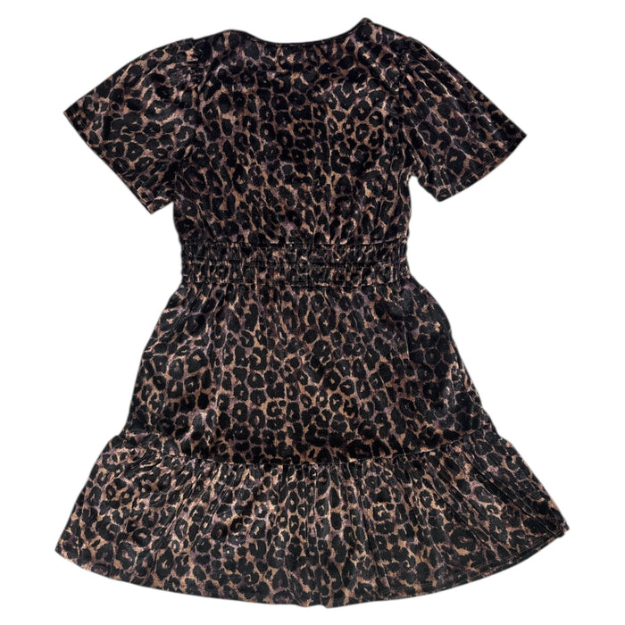 French Connection Women's Relaxed Fit Cinched Waist Velvet Mini Dress