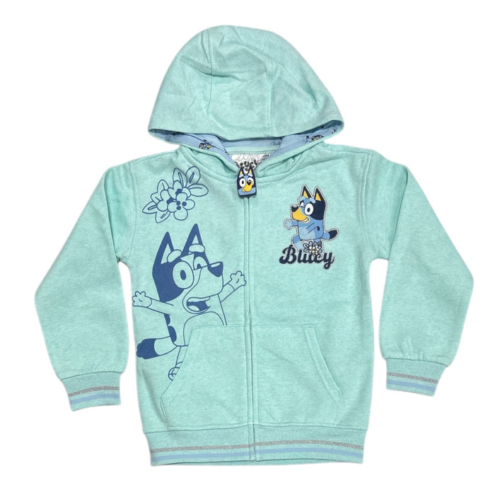 Licensed Girl's Character Full Zip Lightweight Hoodie with Pockets