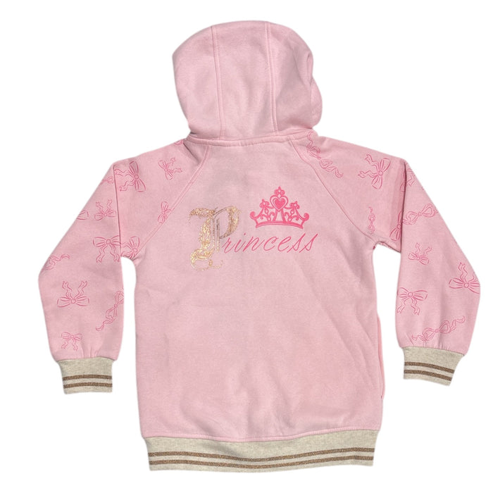 Licensed Girl's Character Full Zip Lightweight Hoodie with Pockets