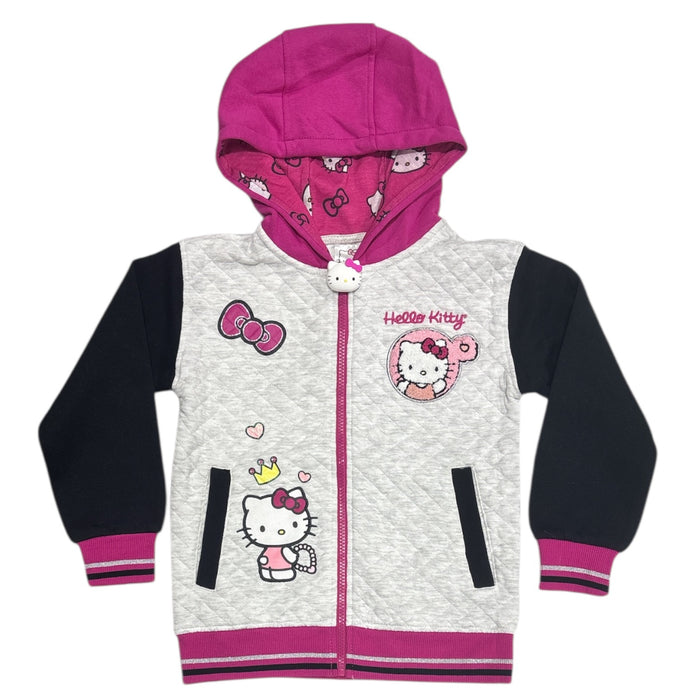 Licensed Girl's Character Full Zip Lightweight Hoodie with Pockets
