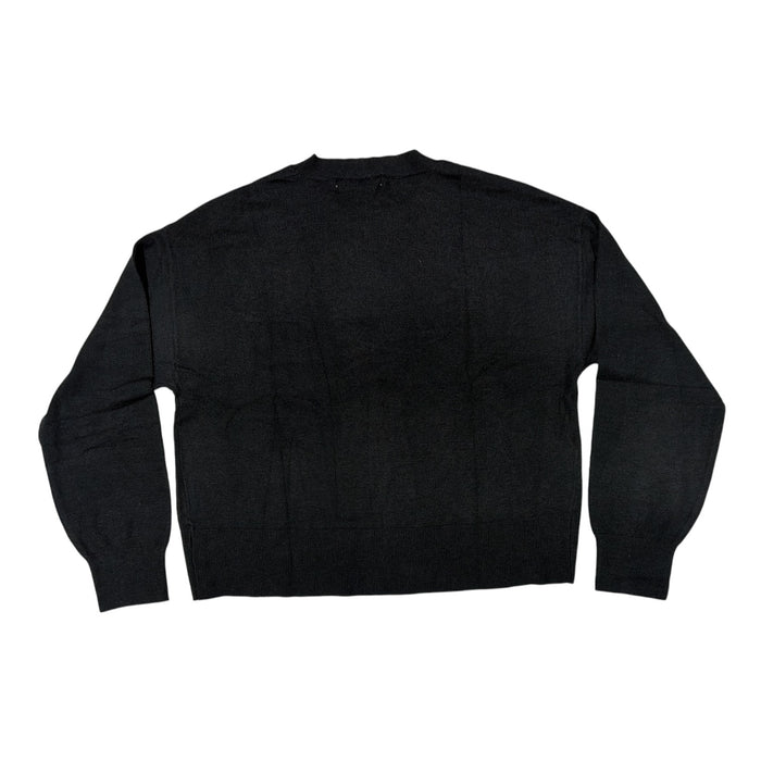 Bridgerton Women's Lace Bow Lightweight Regular Fit Crew Neck Sweater