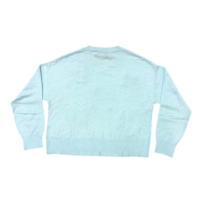 Bridgerton Women's Lace Bow Lightweight Regular Fit Crew Neck Sweater