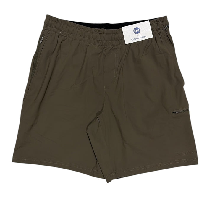 Outdoor Voices Men's Classic Fit Moisture Wicking 3 Pocket HiFlex Shorts
