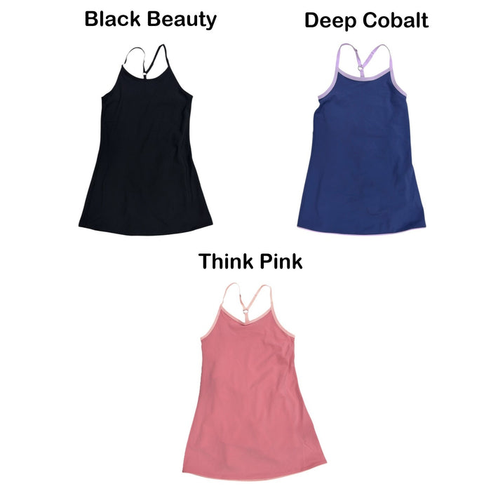 Outdoor Voices Girls Lightweight Slim Fit Scoop Neck Exercise Dress