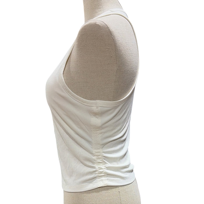 Outdoor Voices Women's Snug Fit Side Ruched Ribbed Tank Top
